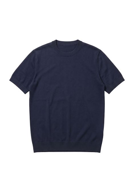 Paolo Pecora Milano Men's Silk & Cotton Crewneck Knit - Navy Blue PAOLO PECORA |  | A010 F2006685